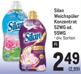 Metro Silan Weichspüler Konzentrat 52WG od. 55WG Angebot