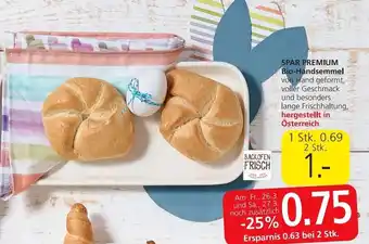 Spar Spar Premium Bio- Handsemmel 2 stk. Angebot