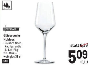 Metro Cristallo Gläserserie Nobless Angebot