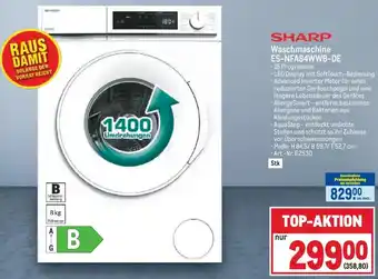 Metro Sharp Waschmaschine ES-NFA84WWB-DE Angebot