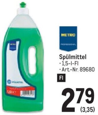 Metro Spülmittel 1,5-l-Fl Angebot