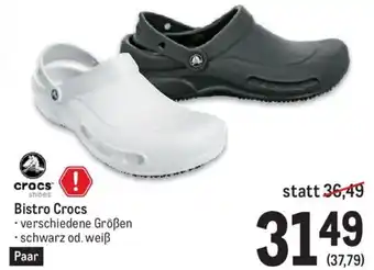 Metro crocs Bistro Crocs Angebot