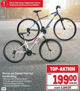 Metro Herren od. Damen Fahrrad Aurelia Ring Angebot