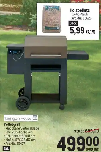 Metro Tarrington House Pelletgrill Angebot