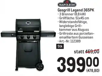 Metro Napoleon Gasgrill Legend 365Pk Angebot