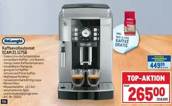 Metro DëLonghi Kaffeevollautomat ECAM 21.117SSB Angebot