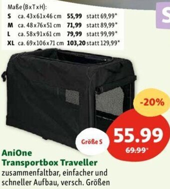 Fressnapf AniOne Transportbox Traveller Angebot