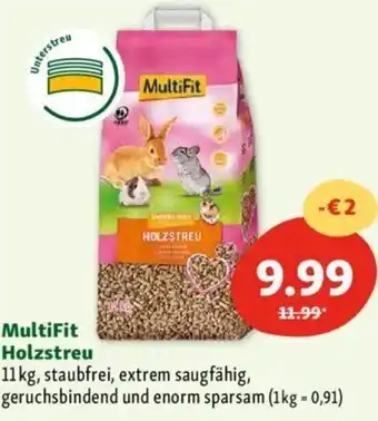 Fressnapf MultiFit Holzstreu 11kg Angebot