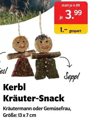 Das Futterhaus Kerbl Kräuter-Snack 13x7 cm Angebot