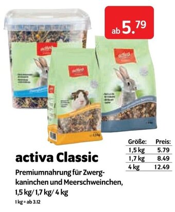 Das Futterhaus activa Classic Angebot