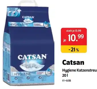 Das Futterhaus Catsan 20L Angebot