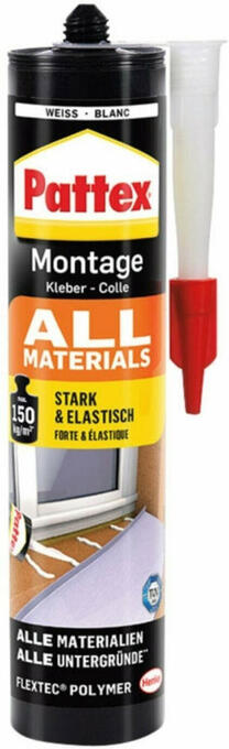 OBI Pattex montagekleber all materials stark haftender alleskleber 450 g Angebot