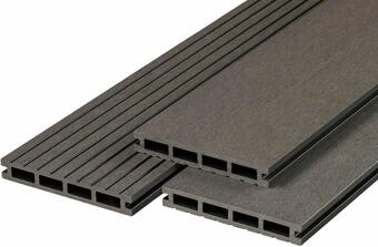 OBI Terrassendiele wpc anthrazit 2,1 cm x 14,5 cm x 300 cm Angebot