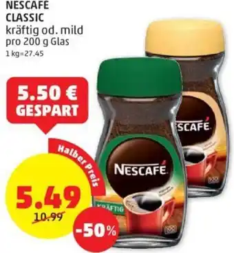 PENNY Nescafé Classic 200 g Angebot