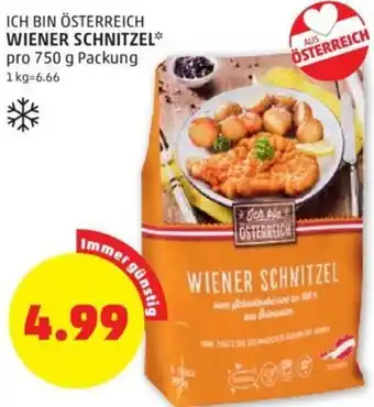 PENNY Ich bin Österreich Wiener Schnitzel 750 g Angebot