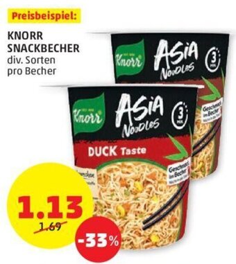 PENNY Knorr Snackbecher Angebot