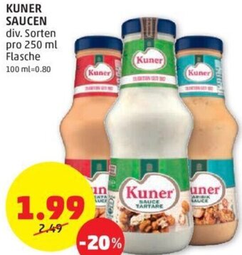 PENNY Kuner Saucen 250 ml Angebot