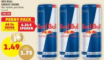 PENNY Red Bull Energy Drink 355ml Angebot