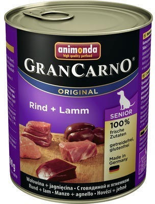 Hornbach Hundefutter nass animonda gran carno original senior rind und lamm 800 g Angebot