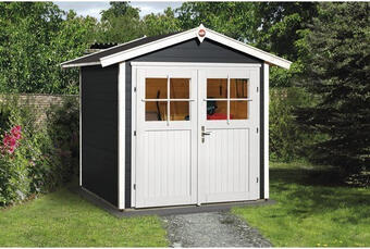 Hornbach Gartenhaus weka 224 gr.1 mit fußboden 205 x 209 cm anthrazit Angebot