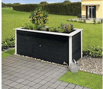 Hornbach Hochbeet klassisch weka profi 669 c mit innenliegender noppenbahn und wühlmausschutzgitter 218x92x81 cm anthrazit Angebot