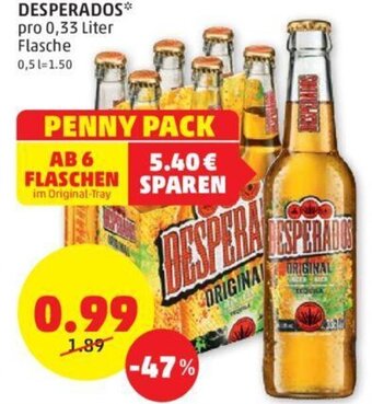 Desperados 0,33 Liter