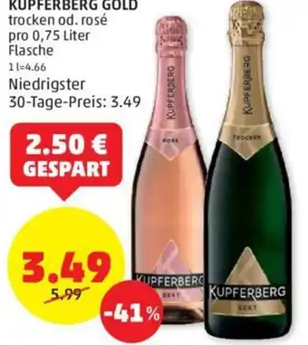 PENNY Kupferberg Gold 0,75 liter Angebot