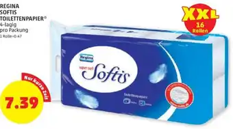 PENNY Regina Softis Toilettenpapier Angebot