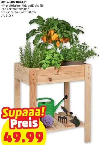 PENNY Holz-Hochbeet 62 x 42 x 80 cm Angebot