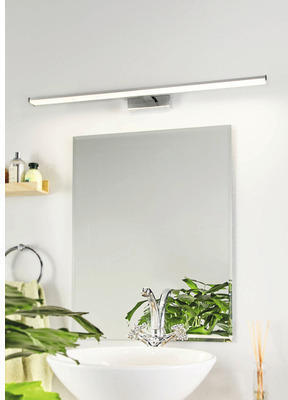 Hornbach Led badezimmer wandleuchte pandella 1 ip44 chrom/weiß 14w kaltweiß Angebot