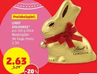 PENNY Lindt Goldhase 100g Angebot
