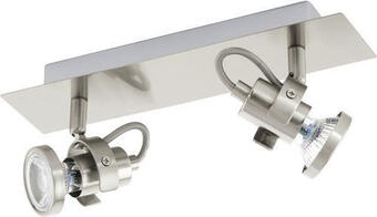 Hornbach Led spot tukon 3 2x3,3 watt nickel-matt Angebot