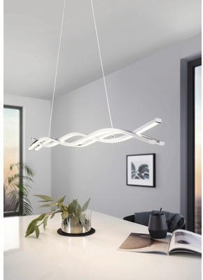 Hornbach Led pendelleuchte lasana 2 chrom 3x13w warmweiß Angebot