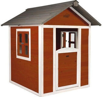 Hornbach Spielhaus sunny lodge holz scandicavian rot Angebot
