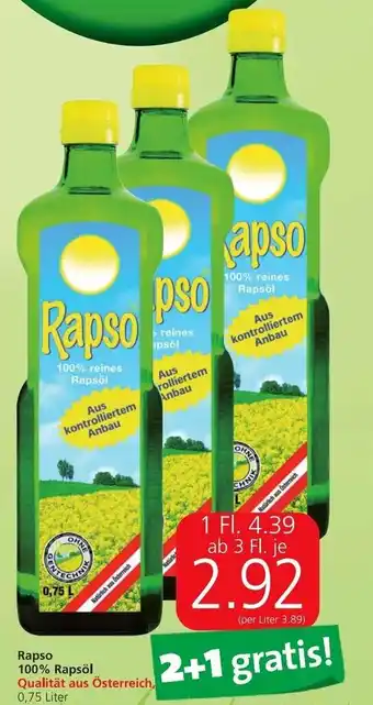 Spar Rapso 0.75 Liter Angebot
