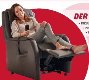 Polstermöbel Fischer Relaxsessel leder Angebot