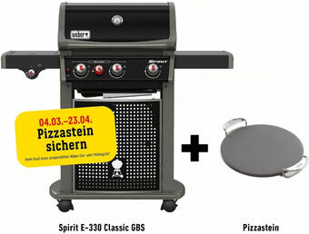 OBI Weber gasgrill spirit e-330 classic 3 brenner und seitenbrenner gbs schwarz Angebot