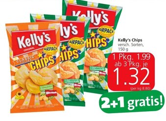 Spar Kelly's Chips 150 g Angebot