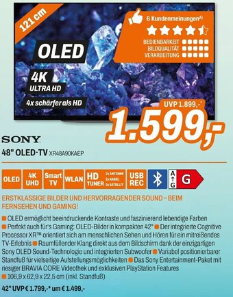 Expert Sony 48" OLED-TV Angebot