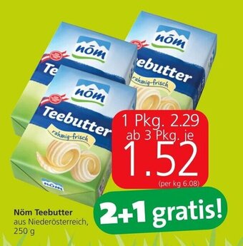 Spar Nöm Teebutter 250 g Angebot