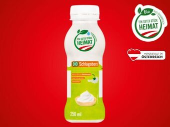 Lidl Bio schlagobers Angebot