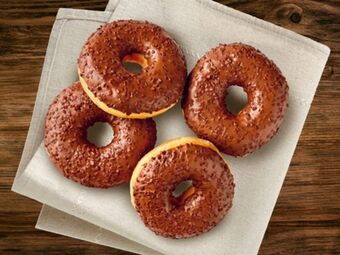 Lidl Schoko donut mit schokostreusel Angebot