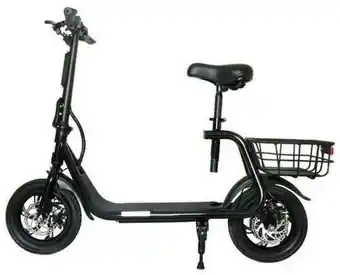 Möbelix E-scooter klappbar eks 66 mit sitz + gepäckkorb Angebot