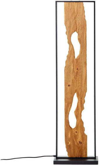 Möbelix Stehleuchte holz chaumont braun/schwarz mit fußschalter Angebot