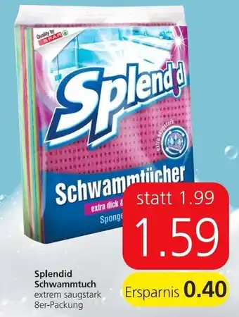 Spar Splendid Schwammtuch 8er- Packung Angebot