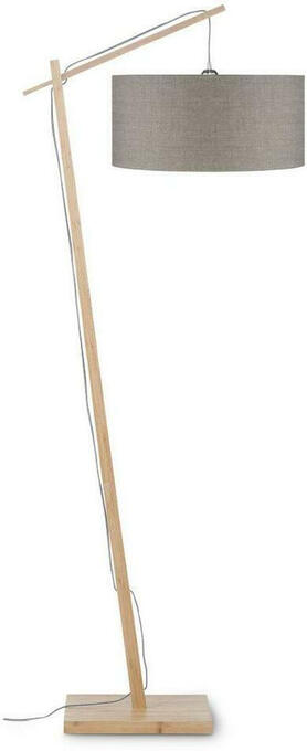 Möbelix Stehlampe andes hellbraun/ naturfarben mit fußschalter Angebot
