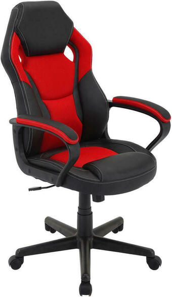 Möbelix Gaming stuhl manta mit armlehnen + wippmechanik rot Angebot