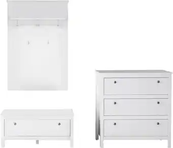 Möbelix Garderobe ole weiß b: 197 cm Angebot