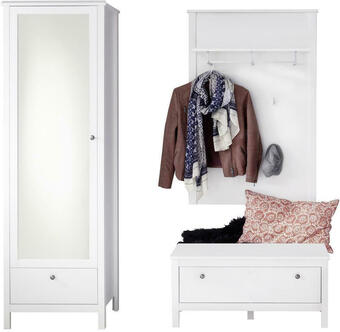 Möbelix Garderobe ole weiß b: 168 cm Angebot