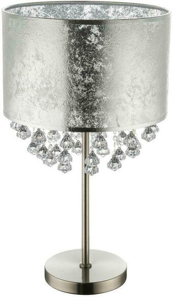 Möbelix Tischlampe klar/silberfarben mit schalter Angebot